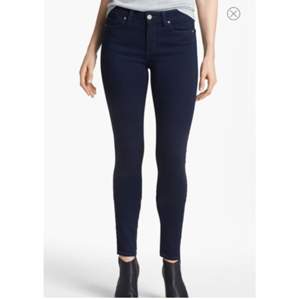 PAIGE Verdugo Ankle Mid Rise Ultra Skinny Jeans, Size 27, Navy, NWT!